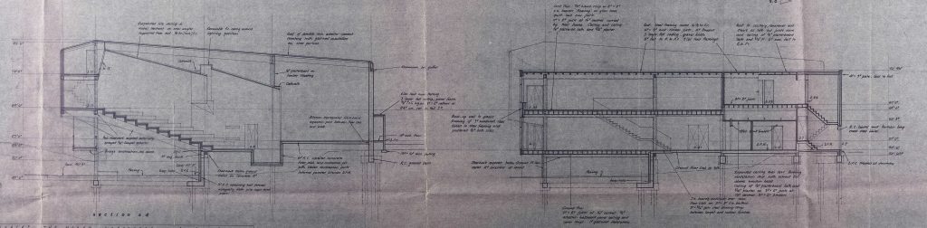 A licensing plan for the Swan Theatre, Worcester dated 1964.